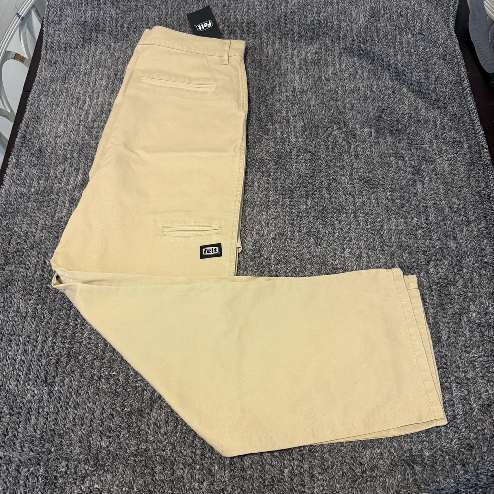 Felt The Marvelous Machine Utility Workwear Pants Men's Large Khaki Streetwear
